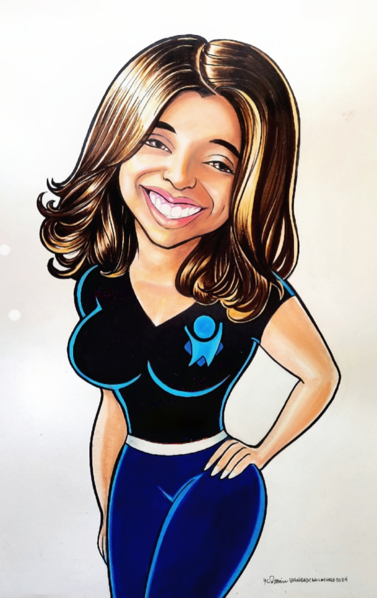 Full-Body (Color) Caricature